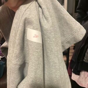 Gray Short Sleeve Sweatshirt